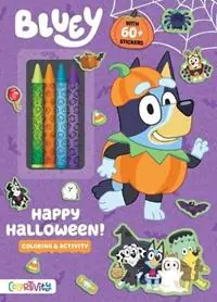 Nieuw Bluey Colortivity Happy Halloween! - Grace Baranowski - Libro in lingua inglese - Reader‘s Digest Association - Color & Activity with Crayons
