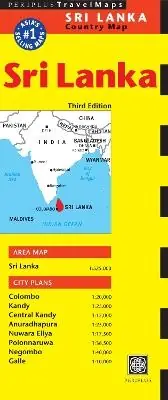 Flitsaanbieding Sri Lanka Travel Map Third Edition - Periplus Editors - Libro in lingua inglese - Periplus Editions -