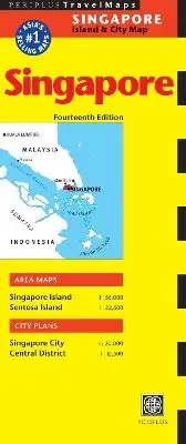 Dagaanbieding Singapore Travel Map Fourteenth Edition - Periplus Editors - Libro in lingua inglese - Periplus Editions -