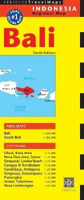 Beperkt Aanbod Bali Travel Map Tenth Edition - Periplus Editions - Libro in lingua inglese - Periplus Editions -