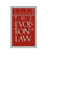 Beperkte Voorraad The Evolution of Law - Alan Watson - Libro in lingua inglese - Johns Hopkins University Press -