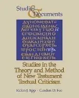 Koop Vandaag Studies in the Theory and Method of New Testament Textual Criticism - Eldon J. Epp - Gordon D. Fee - Libro in lingua inglese - William B Eerdmans Publishing Co -