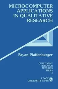 Exclusieve Aanbieding Microcomputer Applications in Qualitative Research - Bryan Pfaffenberger - Libro in lingua inglese - SAGE Publications Inc - Qualitative Research Methods