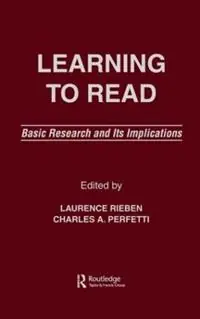 Dagaanbieding Learning To Read Basic Research and Its Implications - Laurence Rieben - Charles A. Perfetti - Libro in lingua inglese - Taylor & Francis Inc -