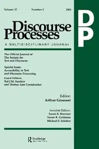 Korting Accessibility in Text and Discourse Processing A Special Issue of Discourse Processes - Ted J.M. Sanders - Morton Ann Gernsbacher - Libro in lingua inglese - Taylor & Francis Inc -