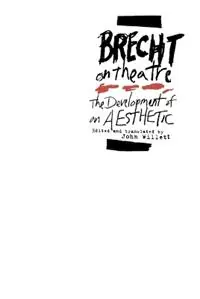 Dagaanbieding Brecht on Theatre The Development of an Aesthetic - Bertolt Brecht - Libro in lingua inglese - Hill & Wang -