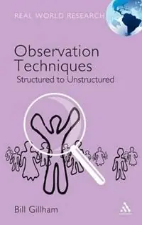 Beste Prijs Observation Techniques Structured to Unstructured - Bill Gillham - Libro in lingua inglese - Bloomsbury Publishing PLC - Real World Research