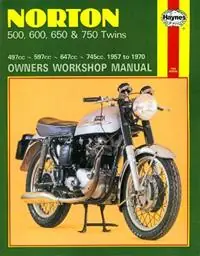 Koop Vandaag Norton 500, 600, 650 & 750 Twins (57 - 70) Haynes Repair Manual - Haynes Publishing - Libro in lingua inglese - Haynes Publishing Group -