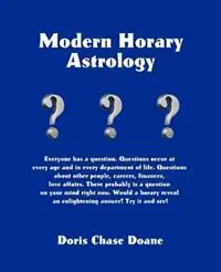 Bestel Nu Modern Horary Astrology - Doris Chase Doane - Libro in lingua inglese - American Federation of Astrologers -
