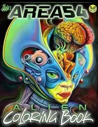 Aanbieding Ron English‘s Area 54 Alien Coloring Book Ron English Coloring Book, A - Ron English - Libro in lingua inglese - Last Gasp,U.S. -