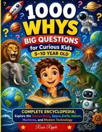 1000 Whys Big Questions for Curious Kids 5-10 Year Old; Complete Encyclopedia Explore the Human Body, Space, Earth, Nature, Machines, and Modern Technology - Rasie Ripple - Libro in lingua inglese - Big Questions for Curious Kids - Speciale Aanbieding