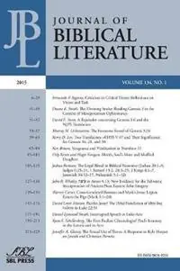 Journal of Biblical Literature 134.1 (2015) - Adele Reinhartz - Libro in lingua inglese - Society of Biblical Literature - Express Levering
