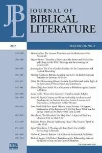 Alleen Vandaag Journal of Biblical Literature 136.2 (2017) - Adele Reinhartz - Libro in lingua inglese - Society of Biblical Literature -