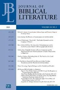 Journal of Biblical Literature 139.3 (2020) - Mark G Brett - Libro in lingua inglese - Society of Biblical Literature - Alleen Vandaag