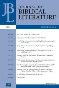 Beperkt Aanbod Journal of Biblical Literature 139.4 (2020) - Mark G G Brett - Libro in lingua inglese - SBL Press -
